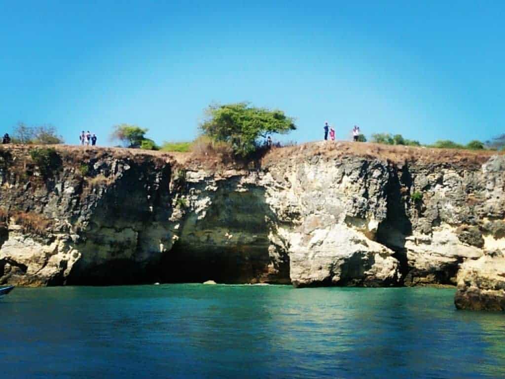 Cliffside view overlooking the bay